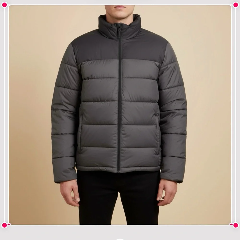 Champion‎ Men's Charcoal Puffer Jacket, Excellent condition.